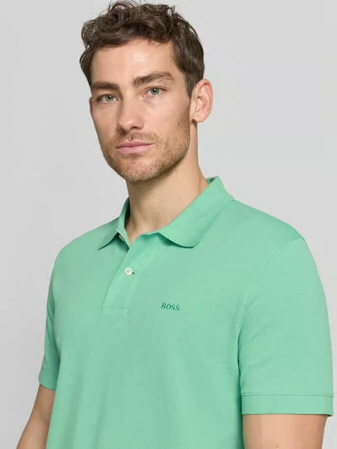 Boss regular fit poloshirt van puur katoen model 'PALLAS'