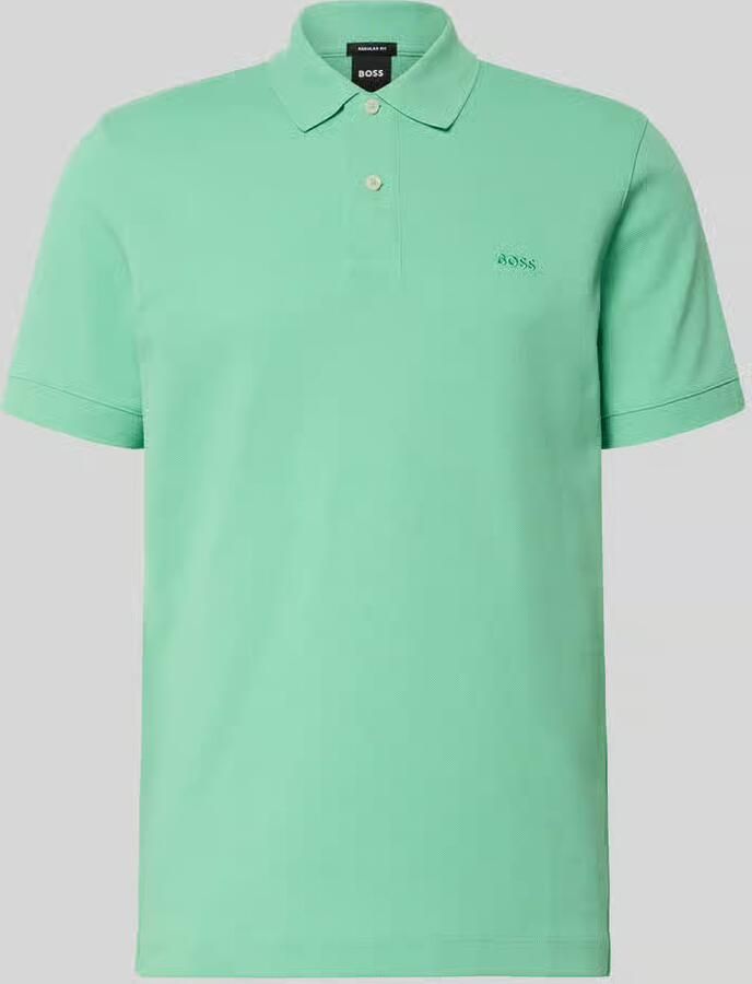 Boss regular fit poloshirt van puur katoen model 'PALLAS' - Foto 2