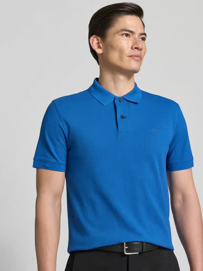 Boss regular fit poloshirt van puur katoen model 'PALLAS'