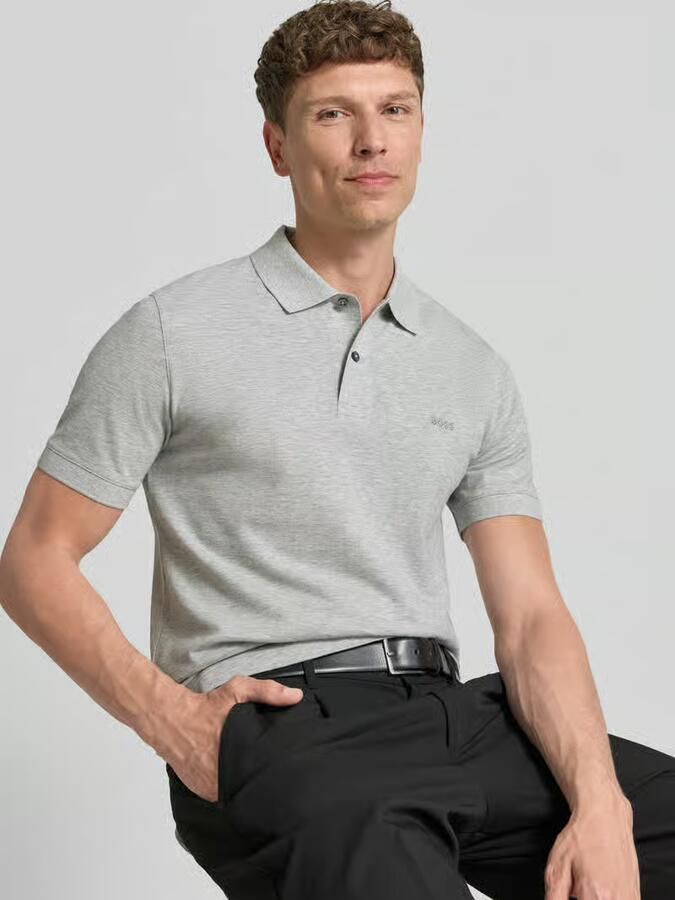 Boss regular fit poloshirt van puur katoen model 'PALLAS' - Foto 3