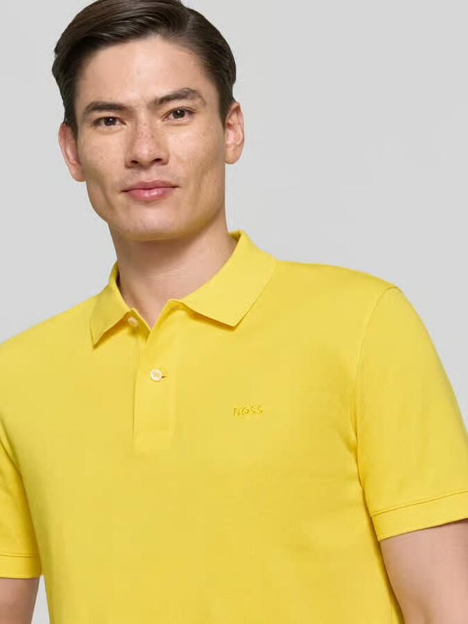 Boss regular fit poloshirt van puur katoen model 'PALLAS'