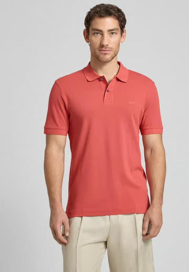 Boss regular fit poloshirt van puur katoen model 'PALLAS' - Foto 4