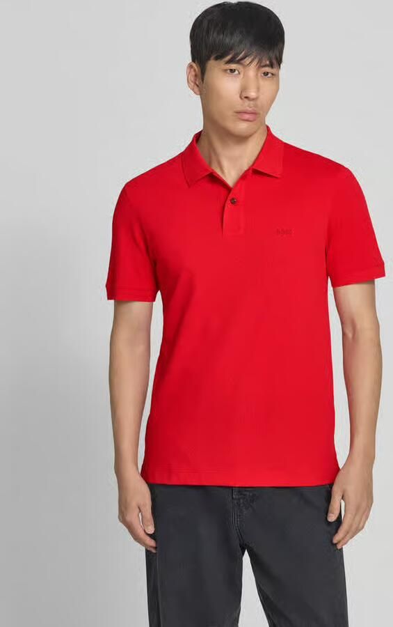 Boss regular fit poloshirt van puur katoen model 'PALLAS' - Foto 4