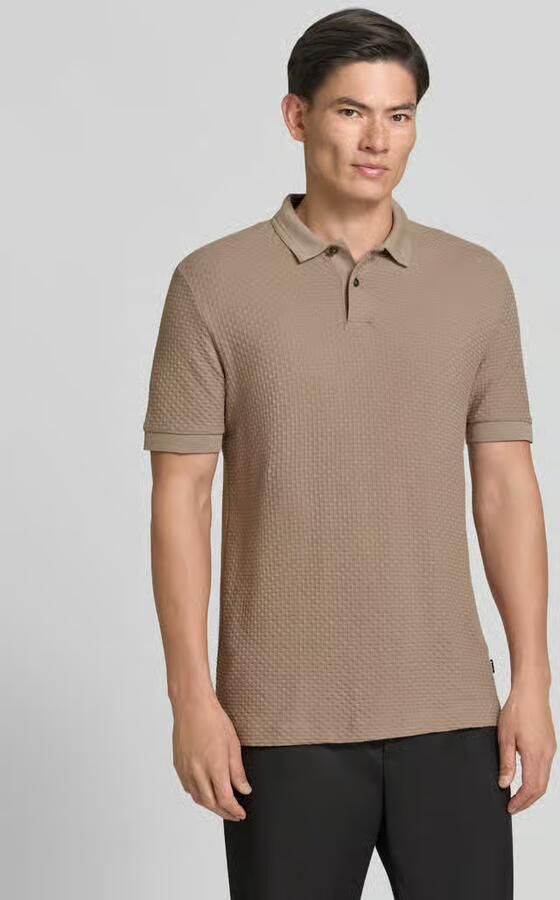 Boss Regular fit poloshirt van puur katoen model 'Parlay' - Foto 3