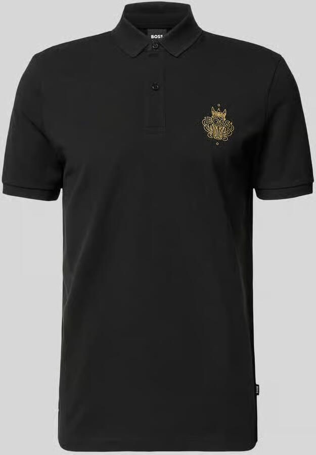 Boss Regular fit poloshirt van puur katoen model 'QIANG'