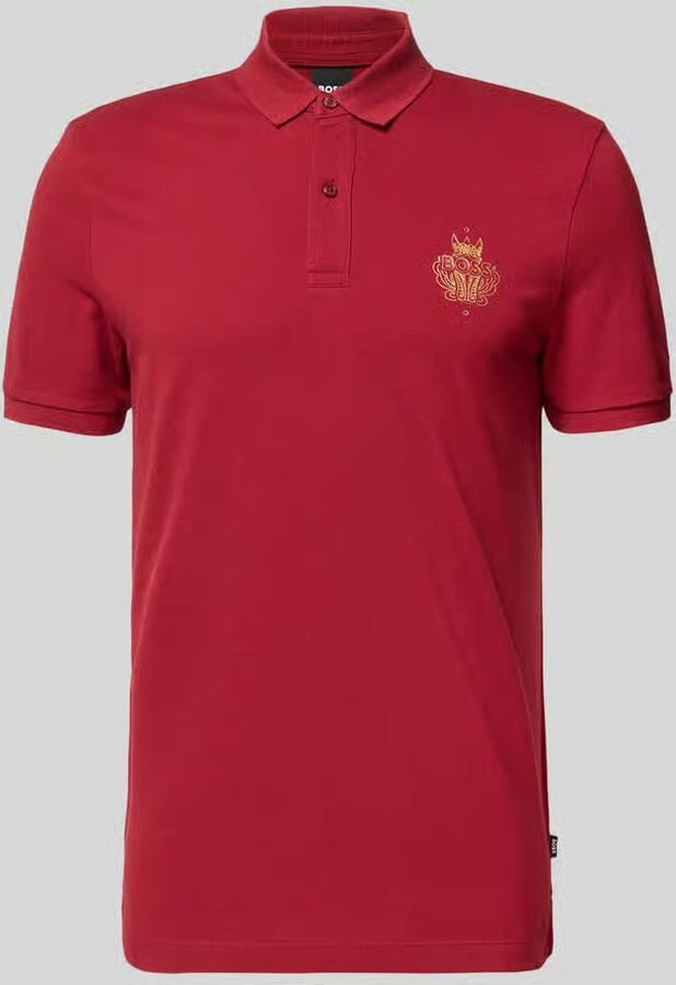 Boss Regular fit poloshirt van puur katoen model 'QIANG'
