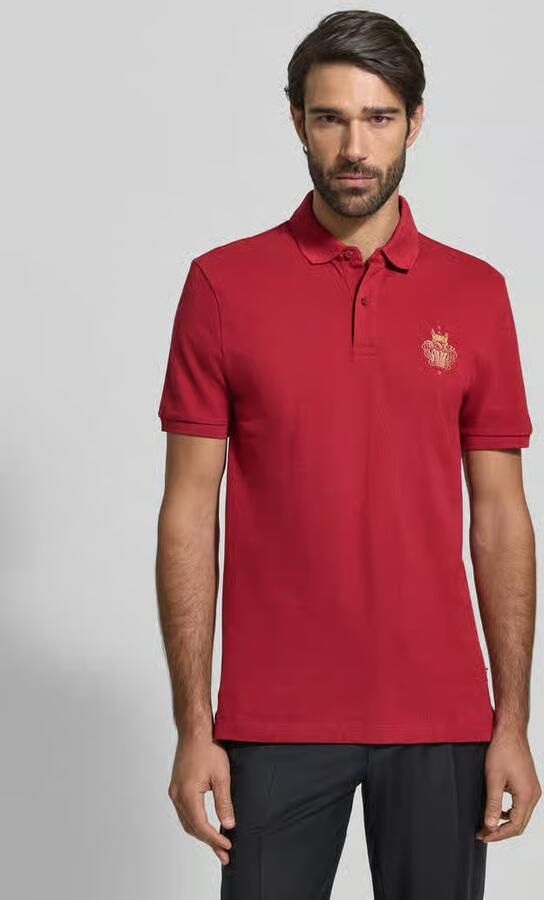 Boss Regular fit poloshirt van puur katoen model 'QIANG' - Foto 4