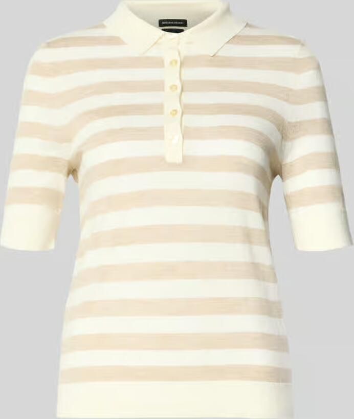 Boss Regular fit poloshirt van zuivere scheerwol model 'FIDENKA'