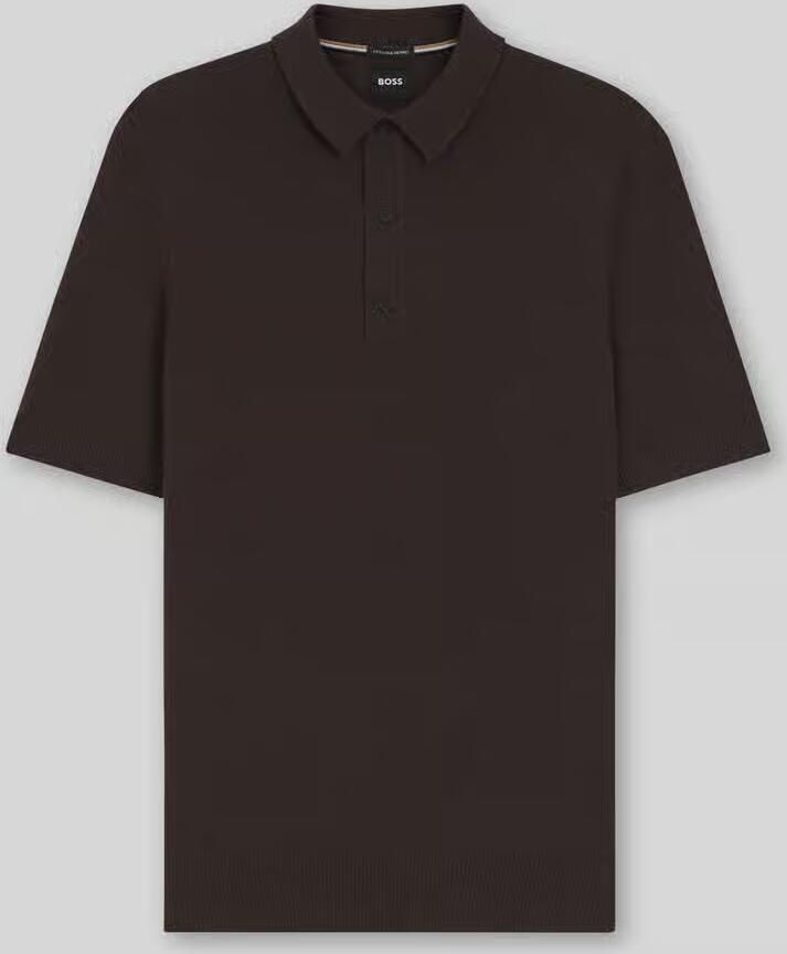 Boss regular fit poloshirt van zuivere scheerwol model 'NOLANO' - Foto 2