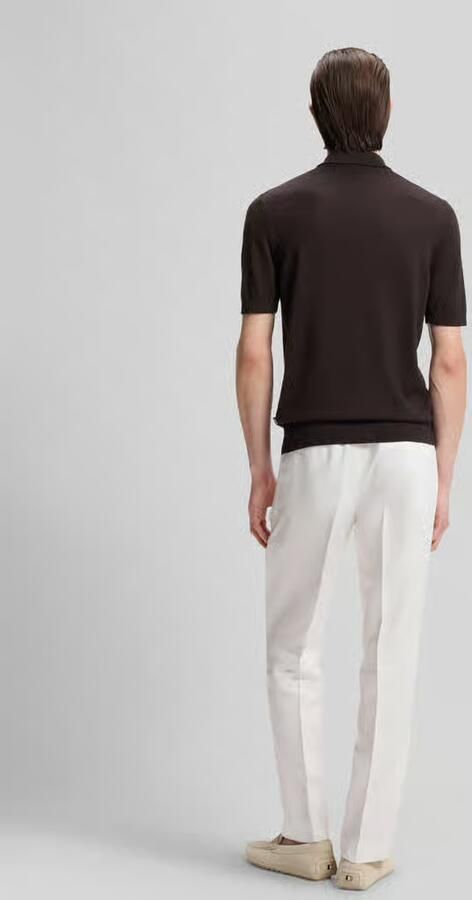 Boss regular fit poloshirt van zuivere scheerwol model 'NOLANO' - Foto 3