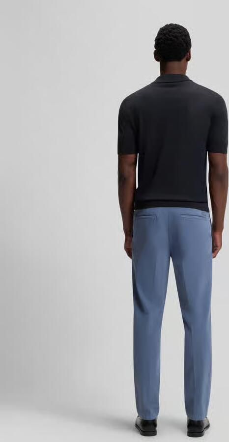 Boss regular fit poloshirt van zuivere scheerwol model 'NOLANO'