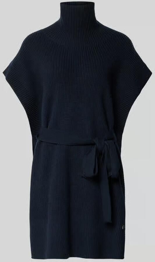 Boss Regular fit poncho van zuivere scheerwol model 'FAVANDA'