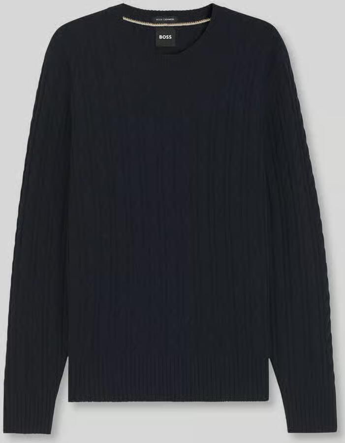 Boss Regular fit pullover met katoen-aandeel model 'Furlan'
