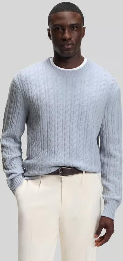 Boss Regular fit pullover met katoen-aandeel model 'Furlan' - Foto 3