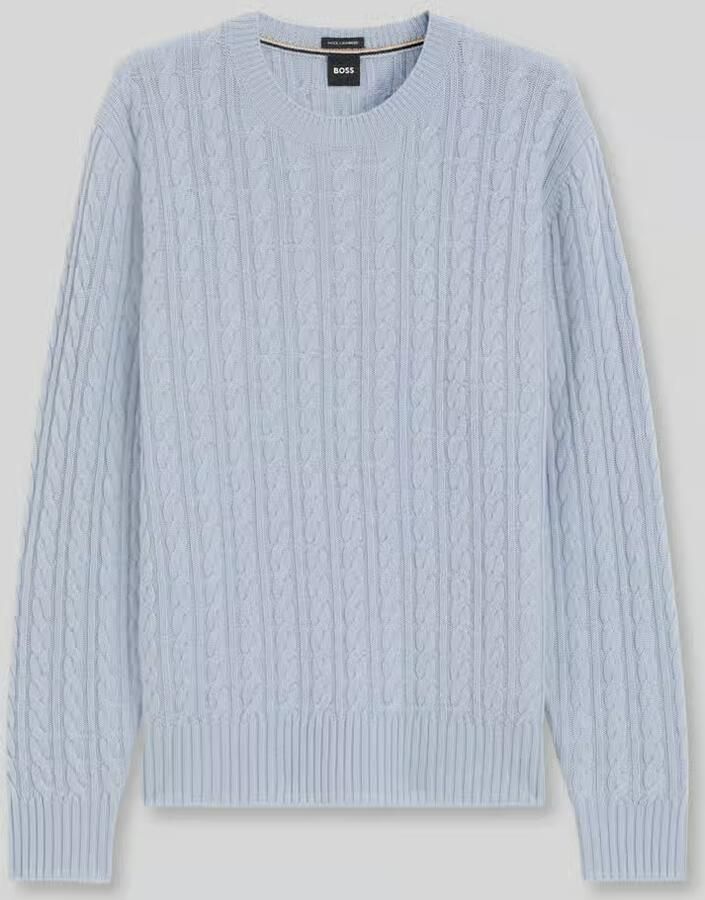 Boss Regular fit pullover met katoen-aandeel model 'Furlan'