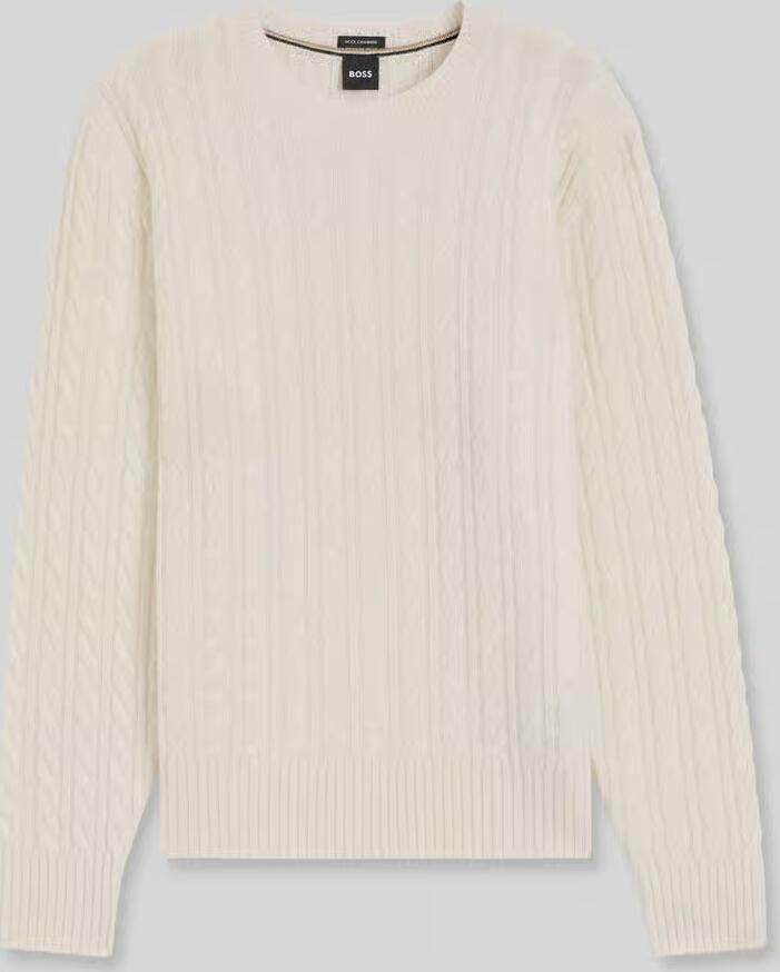 Boss Regular fit pullover met katoen-aandeel model 'Furlan'