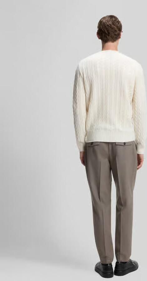 Boss Regular fit pullover met katoen-aandeel model 'Furlan' - Foto 2
