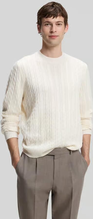 Boss Regular fit pullover met katoen-aandeel model 'Furlan' - Foto 3