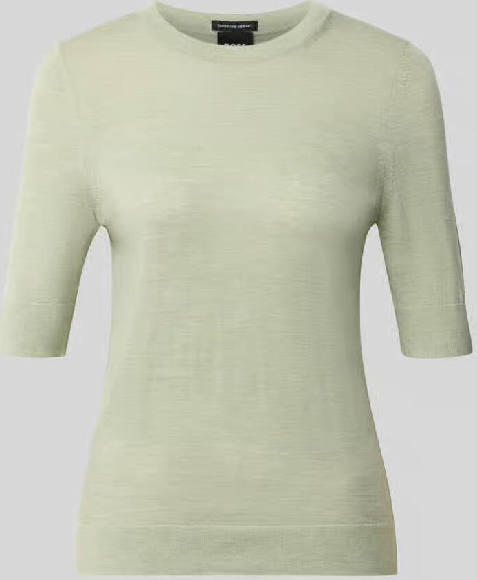 Boss Regular fit pullover van pure scheerwol model 'Farbella'