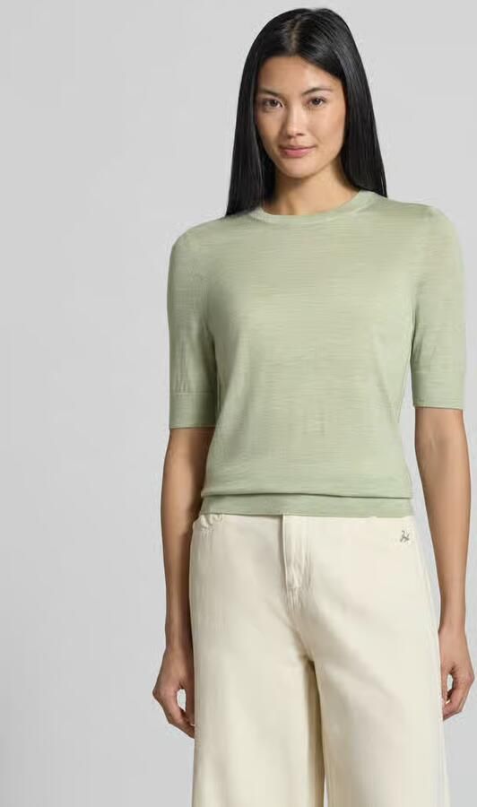 Boss Regular fit pullover van pure scheerwol model 'Farbella' - Foto 2