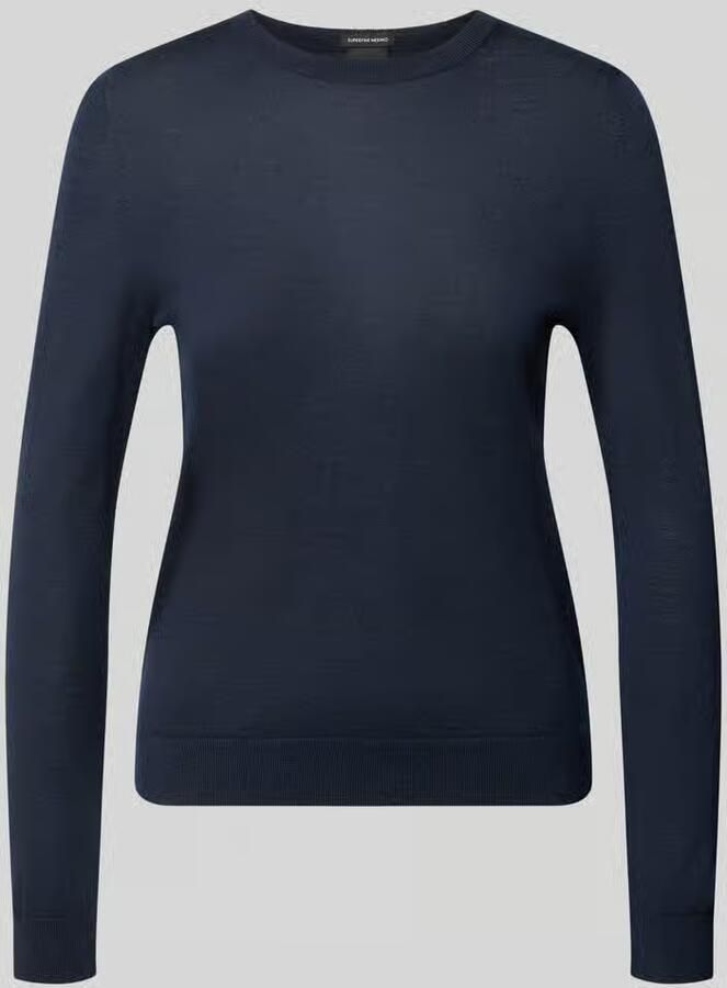 Boss Regular fit pullover van pure scheerwol model 'Ferpina'