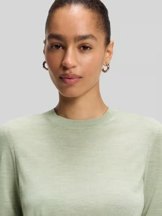 Boss Regular fit pullover van pure scheerwol model 'Ferpina'