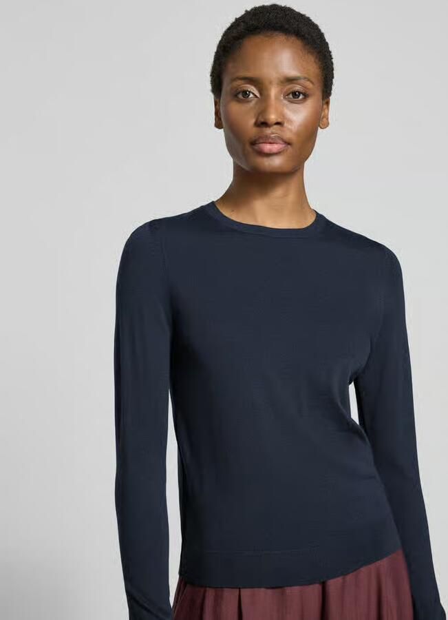 Boss Regular fit pullover van pure scheerwol model 'Ferpina' - Foto 2