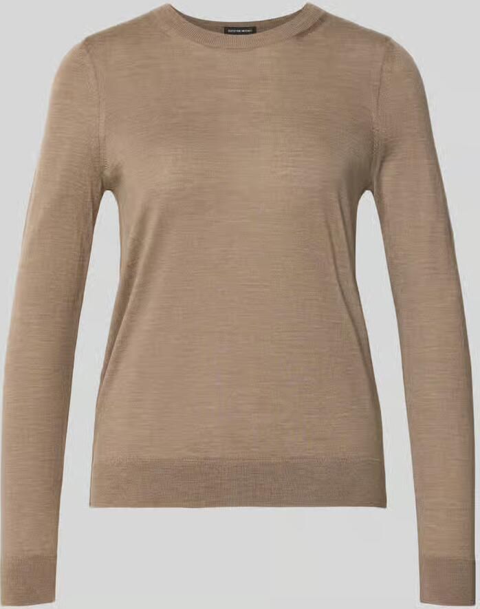 Boss Regular fit pullover van pure scheerwol model 'Ferpina'