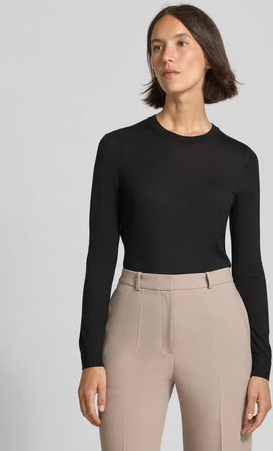 Boss Regular fit pullover van pure scheerwol model 'FERPINA' - Foto 4