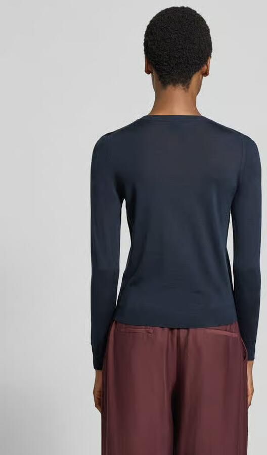 Boss Regular fit pullover van pure scheerwol model 'Ferpina' - Foto 3