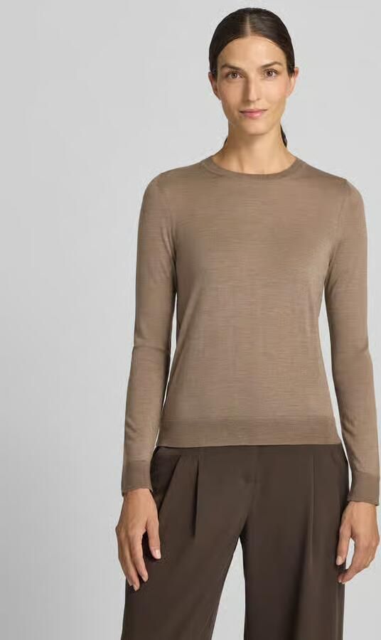 Boss Regular fit pullover van pure scheerwol model 'Ferpina' - Foto 3