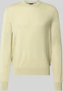 Boss Regular fit pullover van pure scheerwol model 'H-Leno'