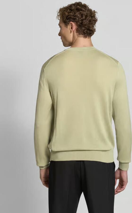 Boss Regular fit pullover van pure scheerwol model 'H-Leno' - Foto 2