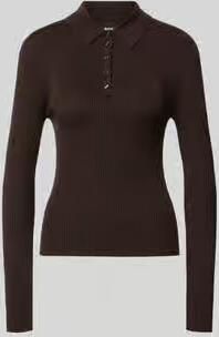 Boss Regular fit pullover van pure wol model 'Faelina'