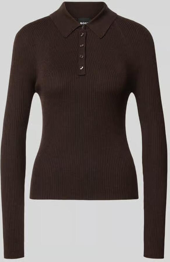 Boss Regular fit pullover van pure wol model 'Faelina' - Foto 2