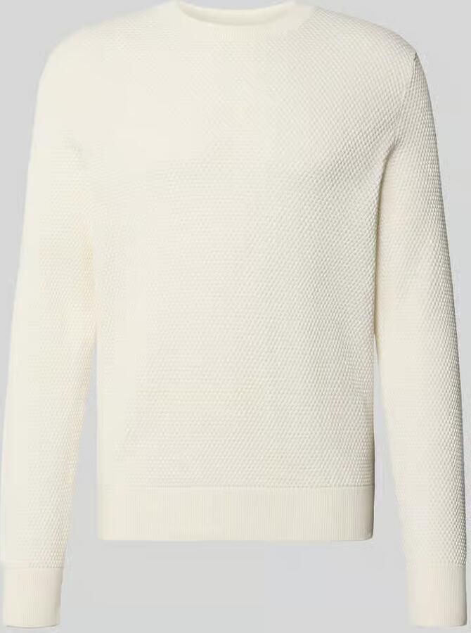 Boss Regular fit pullover van zuivere katoen model 'Lalex'