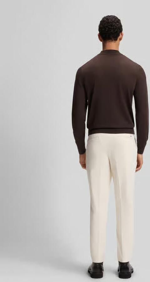 Boss Regular fit pullover van zuivere scheerwol model 'Bjarno' - Foto 2