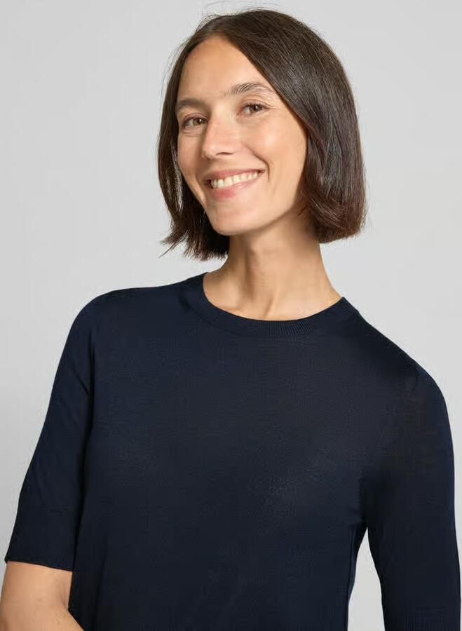 Boss Regular fit pullover van zuivere scheerwol model 'FARBELLA' - Foto 2