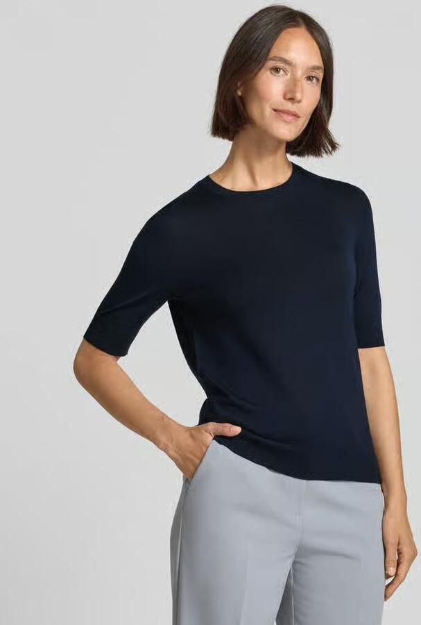 Boss Regular fit pullover van zuivere scheerwol model 'FARBELLA' - Foto 4