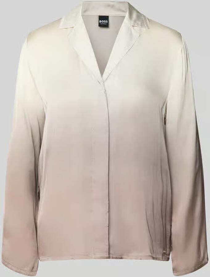 Boss regular fit pyjamabovendeel van zuivere viscose model 'OMBRE SHIRT' - Foto 2