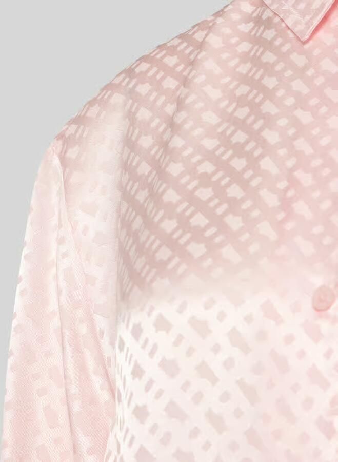 Boss regular fit pyjamashirt van pure viscose