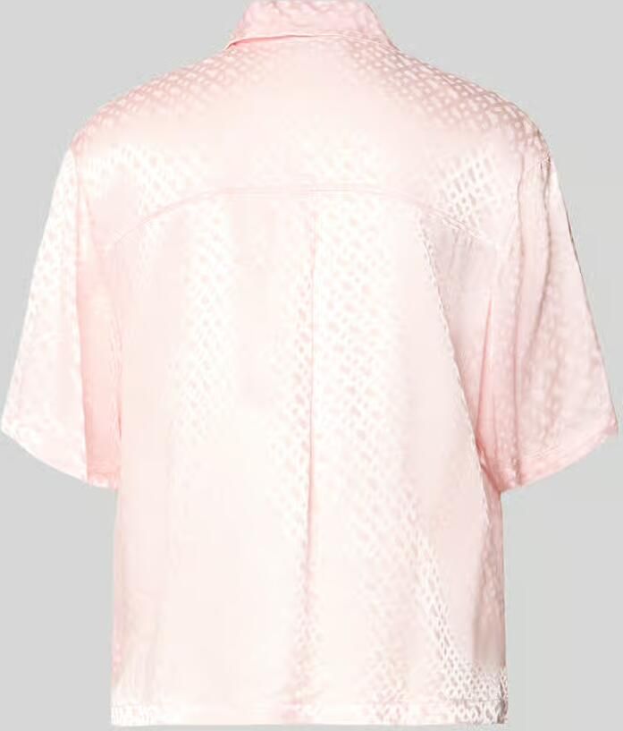 Boss regular fit pyjamashirt van pure viscose