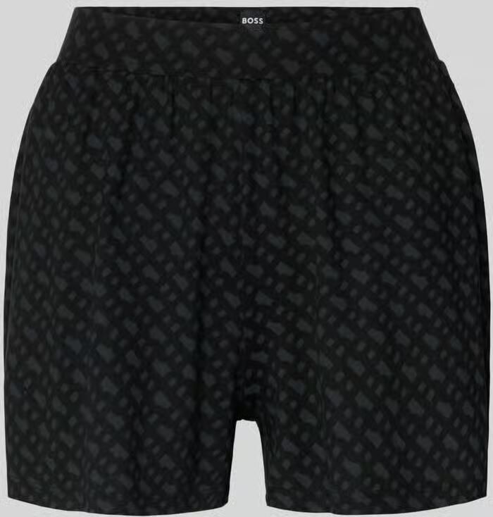 Boss regular fit pyjamashort van viscosemix model 'B LOGO SHORTS' - Foto 2