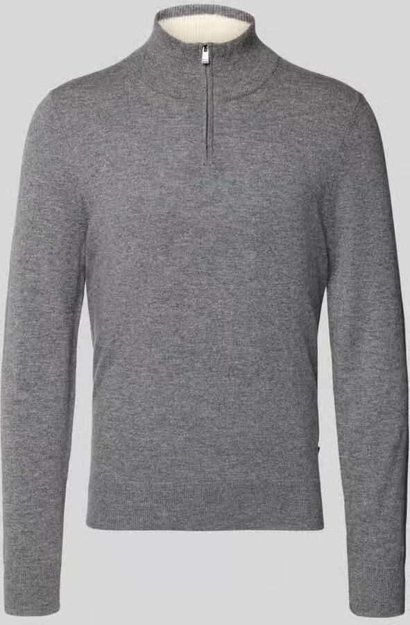 Boss Regular fit gebreide pullover van een mix van scheerwol en kasjmier model 'HEMARLO'
