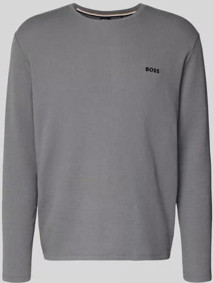 Boss Regular fit shirt met lange mouwen van katoenmix