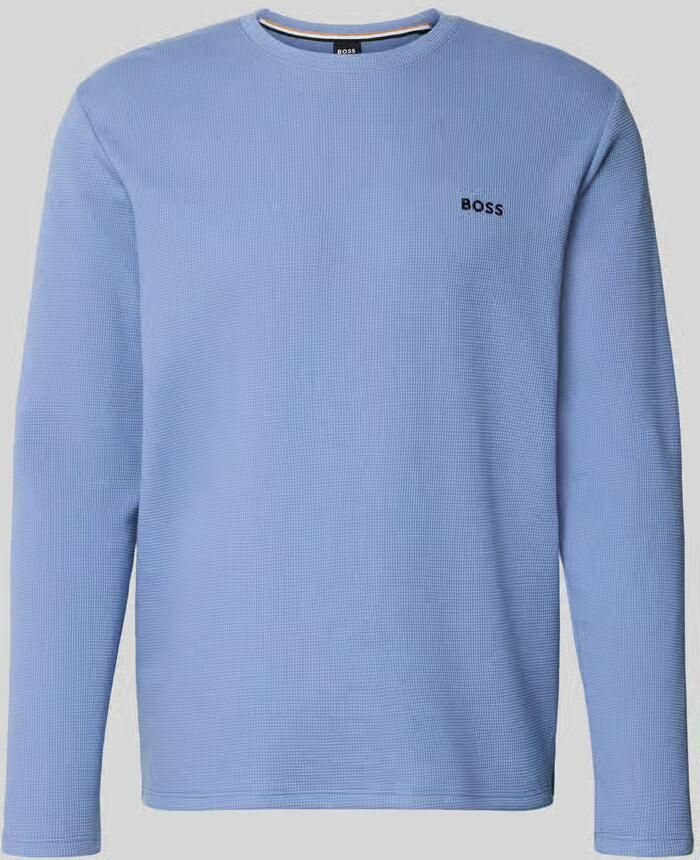 Boss Regular fit shirt met lange mouwen van katoenmix