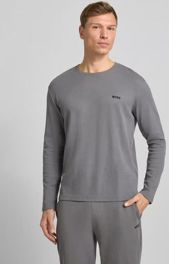 Boss Regular fit shirt met lange mouwen van katoenmix - Foto 4