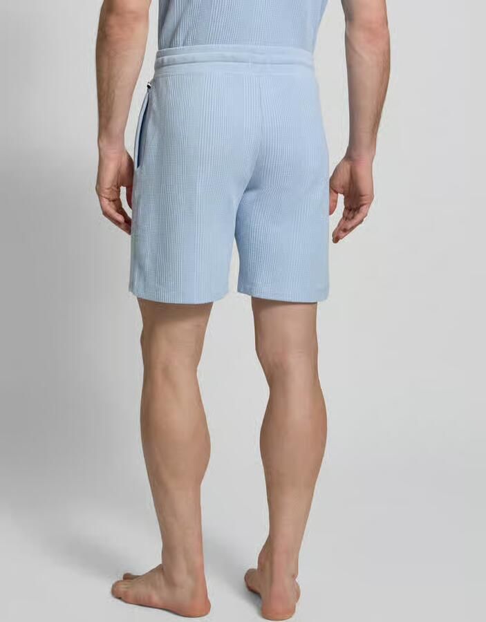 Boss Regular fit short met wafelstructuur model 'STRUCTURE' - Foto 2