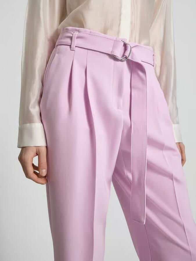 Boss regular fit Smalle broek met riem model 'TAPIAH'