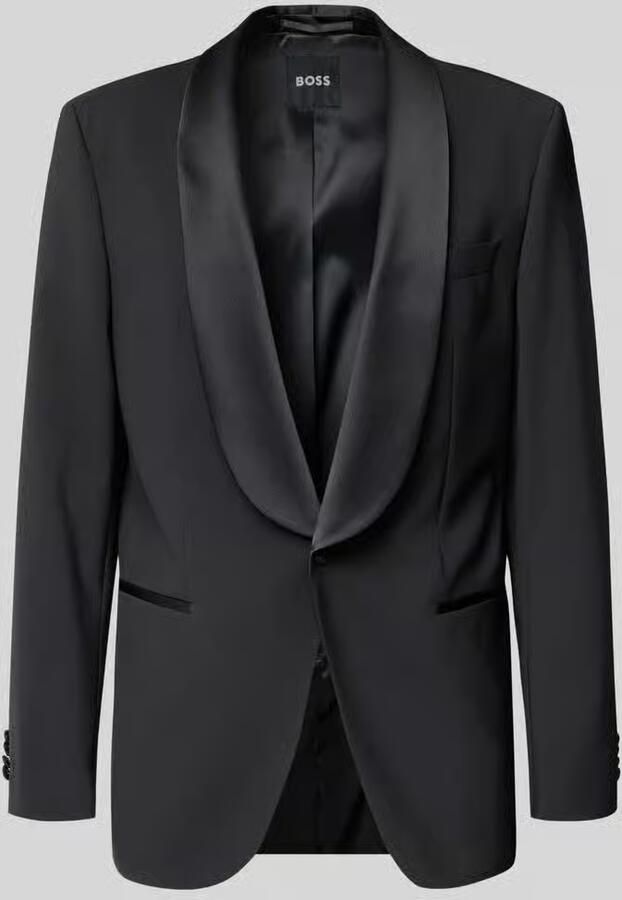Boss Regular fit colbert van scheerwolmix model 'JASPER TUX'
